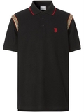Áo Polo Burberry Icon Striped Black ss19