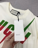 Áo Thun Gucci Blade (Check Code) màu Cream 565806 XJAZY