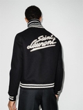 Áo Khoác SLP Logo-Embroidery Varsity Teddy