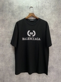 Áo Thun Balenciaga BB Cresh Black/White PREMIUM QUALITY