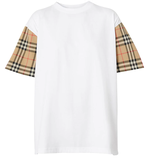 Áo Thun Burberry Vintage Check [2021] Serra Best Quality White Check Code 8042716