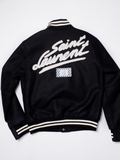Áo Khoác SLP Logo-Embroidery Varsity Teddy