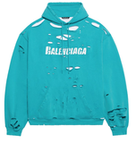 Áo Hoodie Balenciaga Distressed Best Quality
