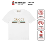 Áo Thun Gucci Basic Fake Logo Washed (Check Code) White