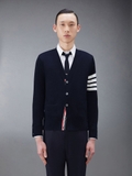 Áo Cardigan Thom Browne [Merino Wool] 4-Bar màu Navy