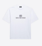 Áo Thun Balenciaga BB Pixel Medium Fit (White)