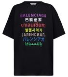 Áo Thun Balenciaga Languages Printed Tee BEST QUALITY