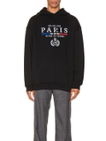 Áo Hoodie Balenciaga Paris Embroidered (Black) BEST QUALITY