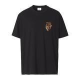 Áo Thun Burberry Tiger TB-embroidered T-shirt Season 22 Style ID: 8051293