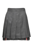 Chân váy Thom Browne Pleate Wool Mini Skirt Dark Grey