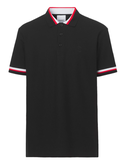 Áo Polo Burberry TB Monogram Check Code - Đen