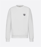 Áo Sweatshirt Dior and Shawn Bee Embroidered (White)