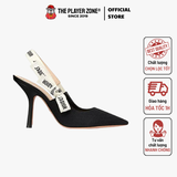 Giày Cao Gót Dior J'Adior 65 Slingback Pumps in Black Patent Calfskin (Black)