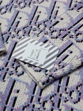 Áo Sweater Crewneck Dior Oblique Motiff Multicolour Wool And Cashmere Jacquard