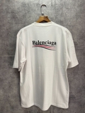 Áo Thun Balenciaga White Political (Wave in) Campaign BEST QUALITY