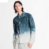 Áo Khoác Louis Vuitton LV Denim Monogram WorkWear