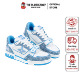 Giày Louis Vuitton LV Trainers With Tab blue Best Quality