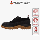 Giày Thom Browne Black Canvas Duck Boat Shoes