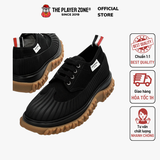 Giày Thom Browne Black Canvas Duck Boat Shoes
