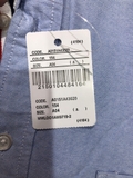 Áo sơ mi Thom Browne Grosgrain Placket Oxford (Sọc Cổ) Màu Xanh
