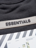 Áo Sweater Essentials 3D Logo Season 2020 Black