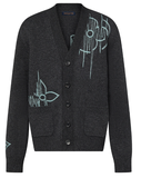 Áo Khoác Cardigan Louis Vuitton LV Frequency Best Quality (Gray)
