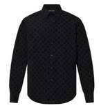 Áo Sơ Mi Louis Vuitton LV Nylon Logo Luxury (Black)