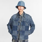 Áo Khoác Louis Vuitton LV Nigo Denim Jacket Best Quality