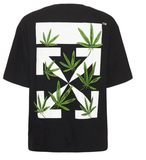 Áo Thun Off-White Weed Arrows Best Quality (Black)
