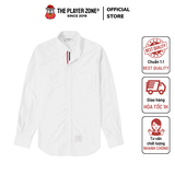 Sơ mi Thom Browne Grosgrain Placket Oxford (Sọc Cổ) Màu Trắng