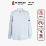 Áo sơ mi Thom Browne Full Sọc University Stripe Grosgrain Armband Oxford