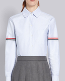 Áo sơ mi Thom Browne Full Sọc University Stripe Grosgrain Armband Oxford