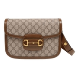 Túi Xách Gucci 1955 Horsebit Shoulder Bag Màu Nâu