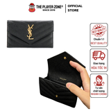 Ví YSL Saint Laurent Monogram Small Flap Wallet Logo Vàng