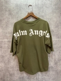 Áo Thun Palm Angel Back Logo Military