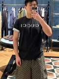 Áo thun Gucci SS25 T-Shirt With Logo - Đen