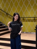 Áo thun Gucci SS25 T-Shirt With Logo - Đen