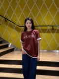 Áo thun Gucci Red Encore T-Shirt With Logo - đỏ