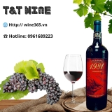 Rượu vang 1981 -  16 độ . MUA 1 THÙNG TẶNG 1 BỘ LY 450ML