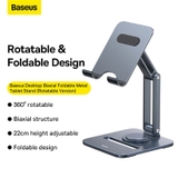 Giá Đỡ Máy Tính Bảng Baseus Biaxial Gấp Gọn | Xoay 360 Độ, Tùy Chỉnh Độ Cao, Chịu Tải 10Kg