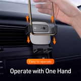 Bộ đế giữ điện thoại trên xe hơi Baseus Cube Gravity Vehicle-Mounted Holder (Air Vent, Navigation Car Mount)