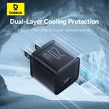 Cốc Sạc Nhanh Baseus GaN5S 20W 1 Cổng Type-C | Sạc Nhanh PD Cho iP, Nhỏ Gọn