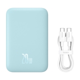 Sạc Dự Phòng Không Dây OS-Baseus Magnetic Mini Air Wireless Fast Charge Power Bank 6000mAh 20W (Kèm cáp C to C, 20V-3A, 30cm)