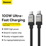 Cáp Sạc Nhanh C to C Baseus CoolPlay Series Fast Charging Cable Type-C to Type-C 100W