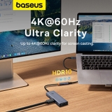 Cáp Nối Dài Type-C Baseus High Definition | Hỗ Trợ Sạc 100W, Dữ Liệu 10Gbps & Xuất Hình 4K