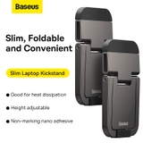 Bộ đế giữ laptop Baseus Slim Laptop Kickstand ( 2 cái )