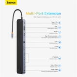 Hub Mở Rộng Đa Năng Baseus EliteJoy Gen2 Type-C HUB Adapter Cho Laptop Macbook iPad Pro ( Type-C to HDMI/ VGA/ USB 3.0/ Card Reader/ RJ-45/AUX 3.5mm )