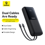 Sạc Dự Phòng Ultra-Fast Dual-Cable Power Bank with Digital Display 22.5W