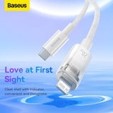 Cáp Sạc Nhanh C to iP Baseus Explorer Series Fast Charging Cable with Smart Temperature Control Type-C to iP 20W