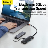 Hub Mở Rộng Kết Nối OS-Baseus Lite Series 4-Port Type-C HUB Adapter (Type-C to USB 3.0*4)